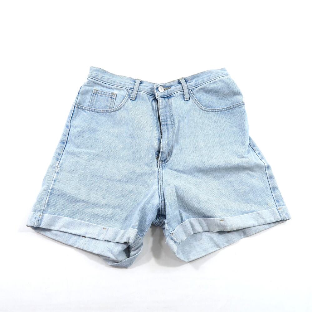 Guess Blue Jean Denim Shorts Made in USA Sz 32 Measure 30 Mom Shorts 1980s